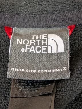 The North Face Jacket Men's Size L Black Knit Full Zipper Jacket (1036)